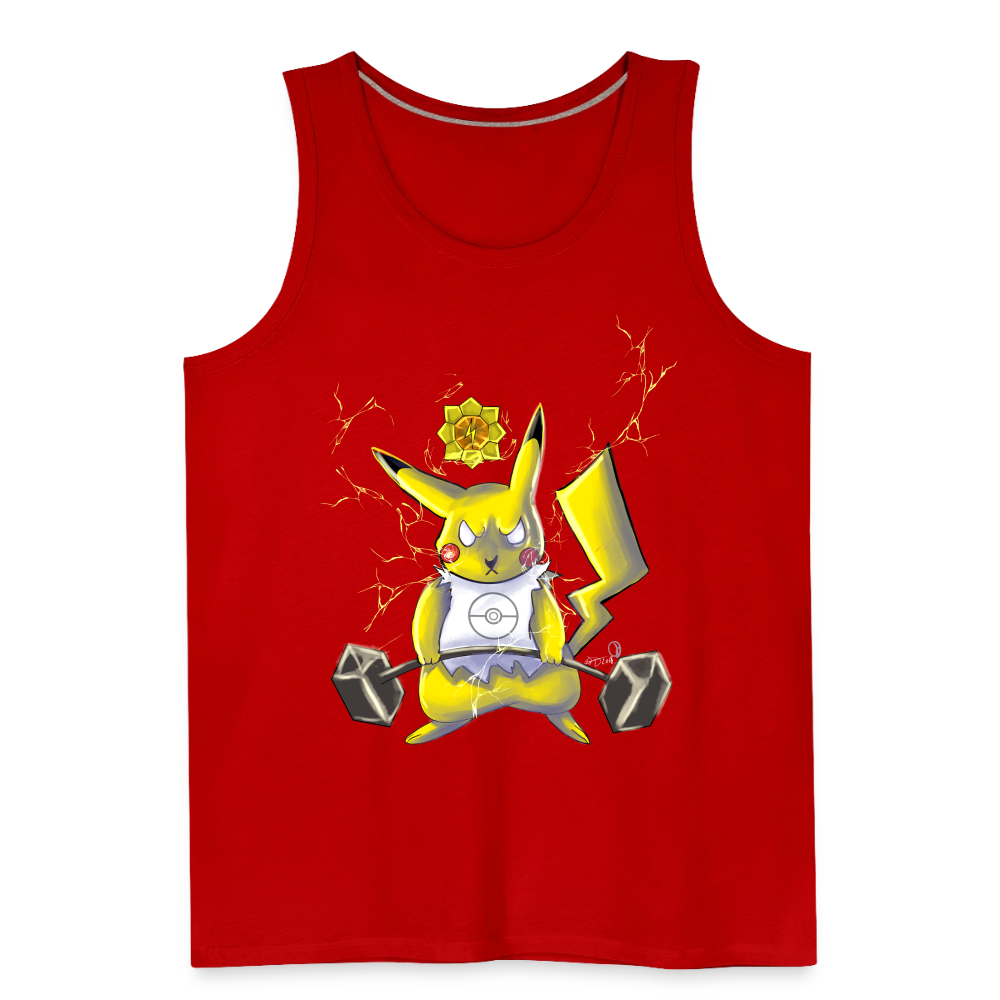 Gotta Lift Them All - Fitness Motivation Tank Top - red