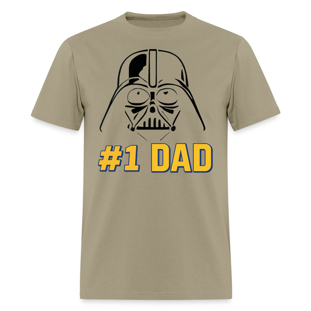 #1 Dad Galactic Edition T-Shirt Men's T-Shirt - khaki