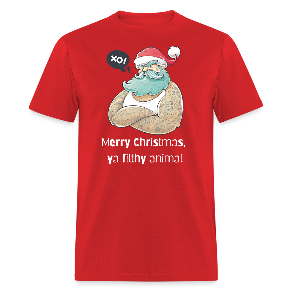 Merry Christmas Classic T-Shirt - red