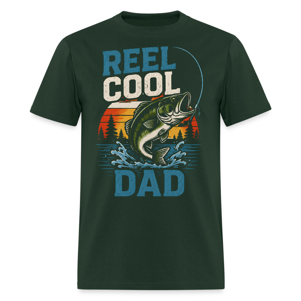 Reel Cool Dad Men's T-Shirt - forest green