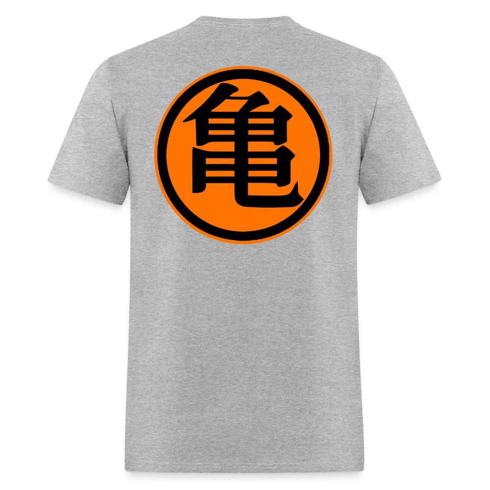 Turtle Hermit Way T-Shirt – Motivational Anime Inspired Training Quote Tee - heather gray