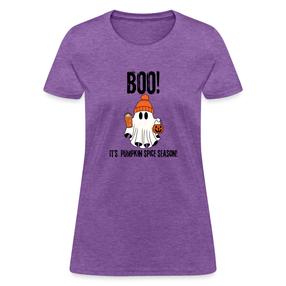 Pumpkin Spice Season Women's T-Shirt | BOO! - purple heather