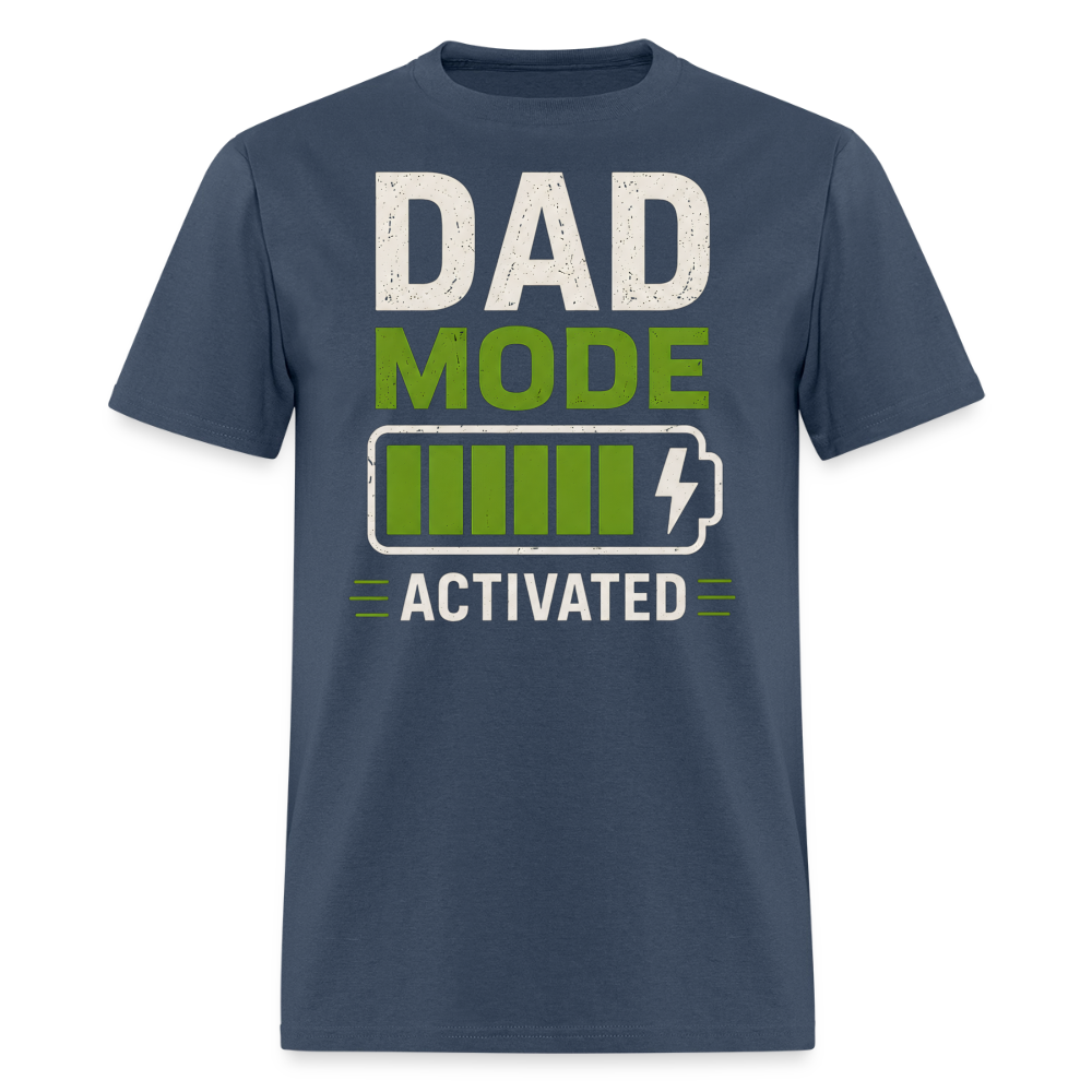 Dad Mode Activated Men's T-Shirt -  blue dusk
