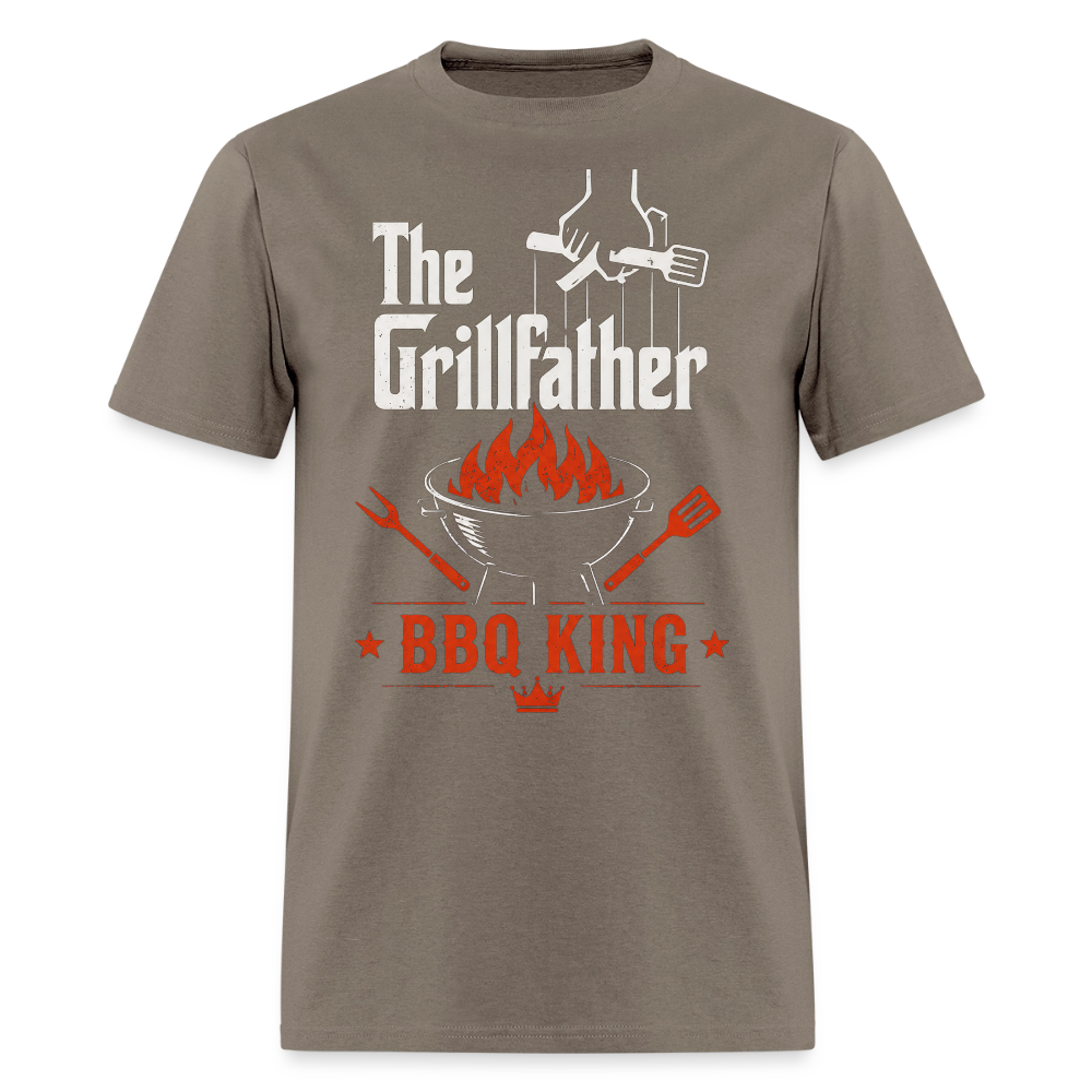 The Grillfather BBQ King Men's T-Shirt - safari