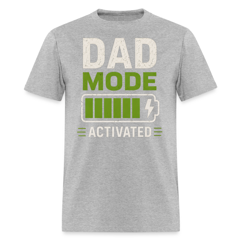 Dad Mode Activated Men's T-Shirt - heather gray