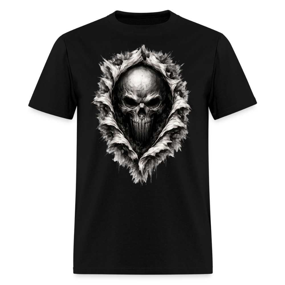 Shadow Breaker Skull Tee – Unleashed Graphic T-Shirt - black