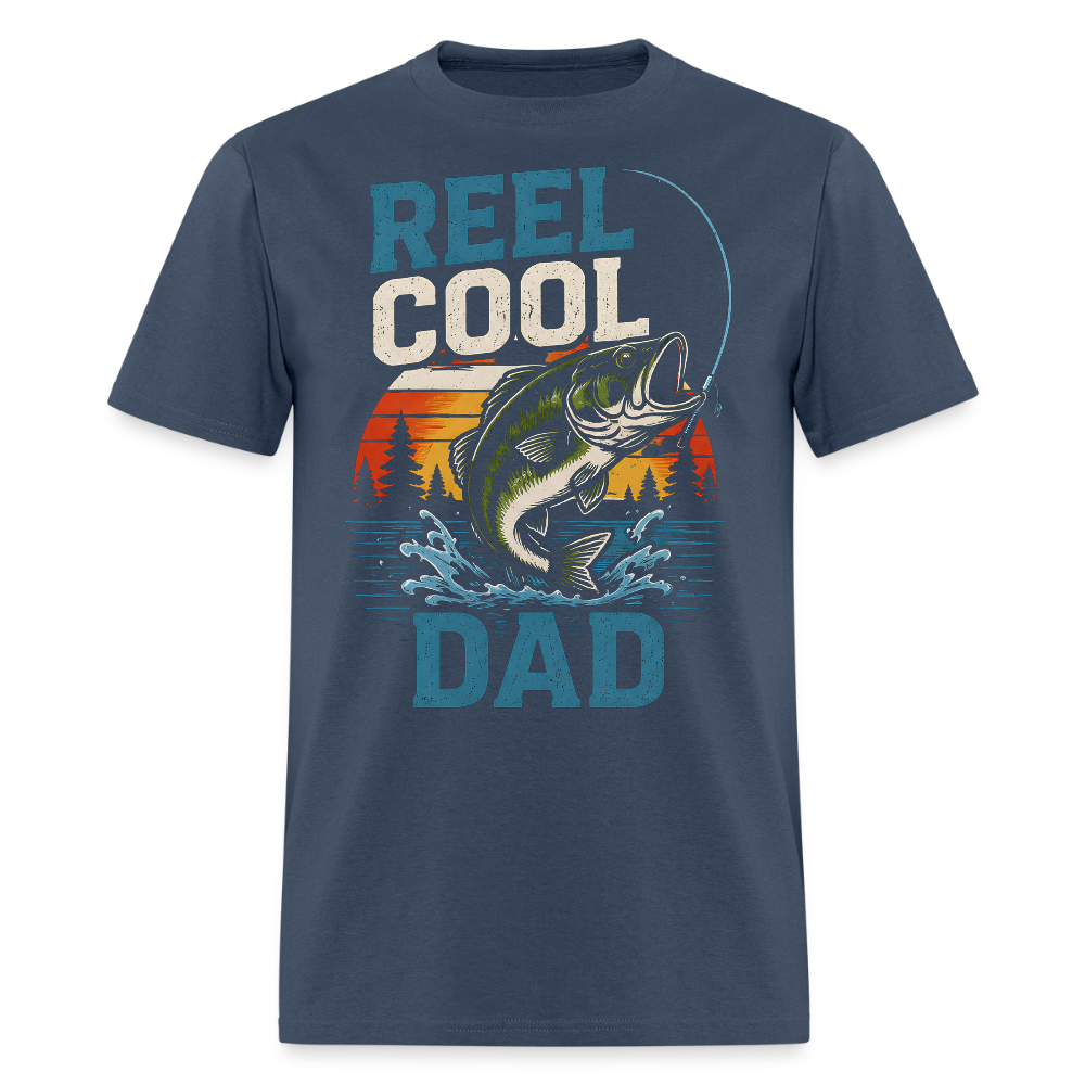 Reel Cool Dad Men's T-Shirt -  blue dusk
