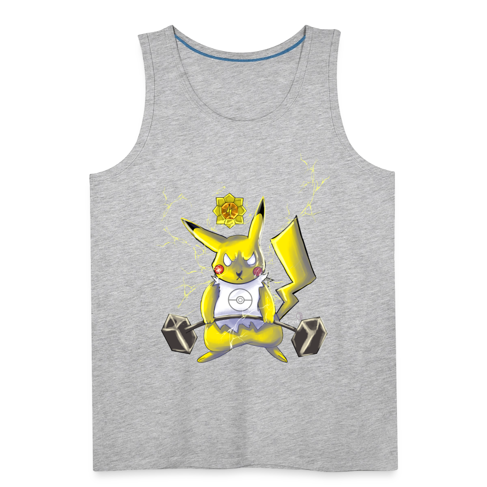 Gotta Lift Them All - Fitness Motivation Tank Top - heather gray