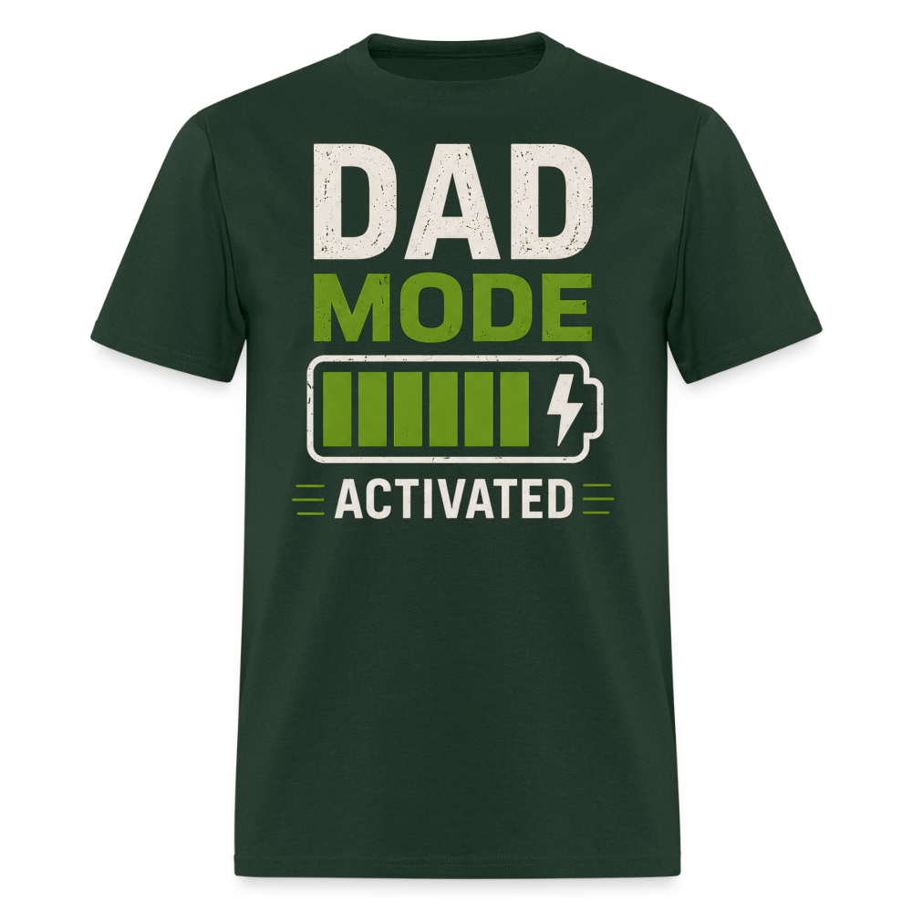 Dad Mode Activated Men's T-Shirt - forest green