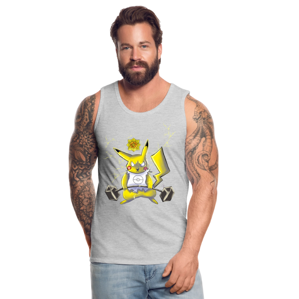 Gotta Lift Them All - Fitness Motivation Tank Top - heather gray