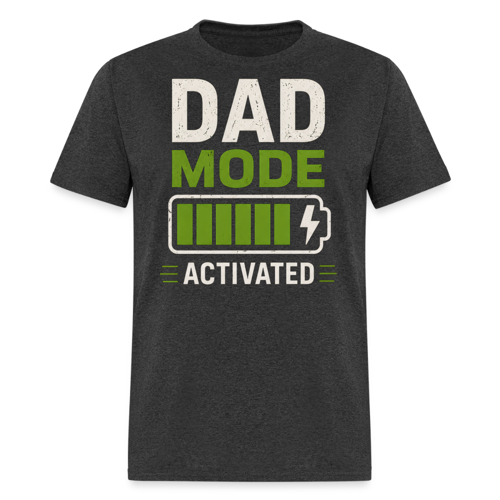 Dad Mode Activated Men's T-Shirt - heather black