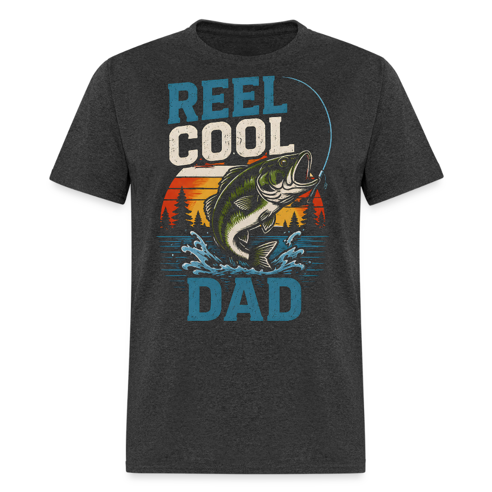Reel Cool Dad Men's T-Shirt - heather black