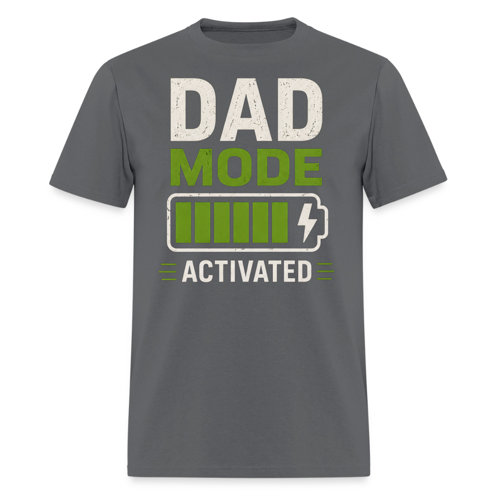 Dad Mode Activated Men's T-Shirt - charcoal