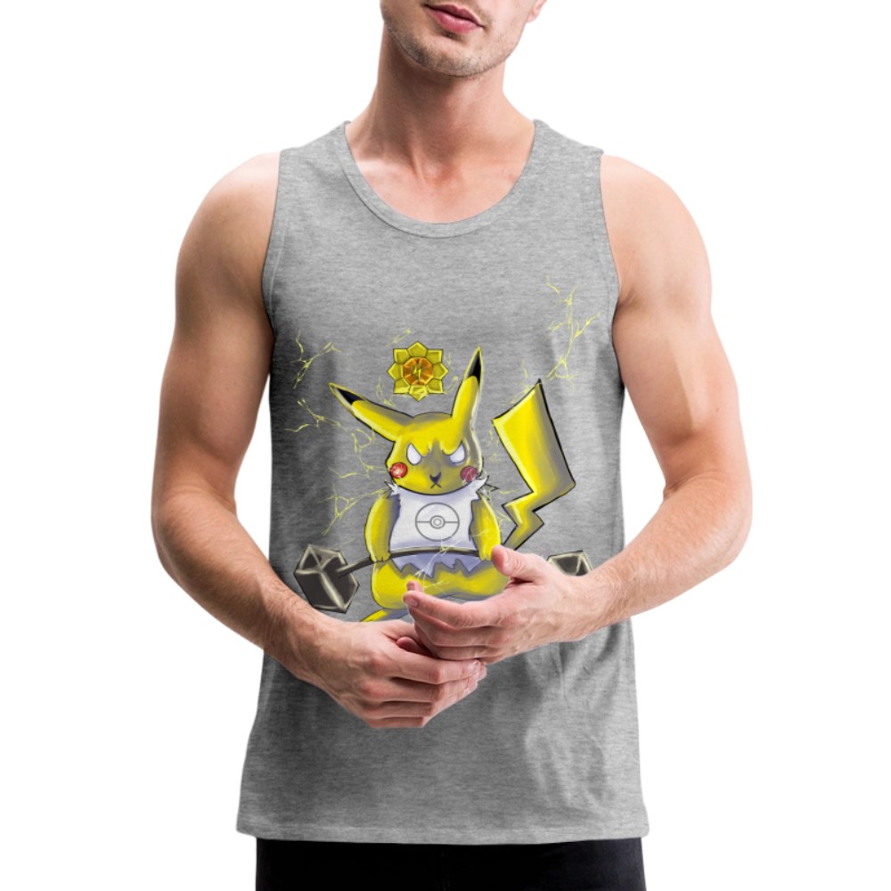 Gotta Lift Them All - Fitness Motivation Tank Top - heather gray