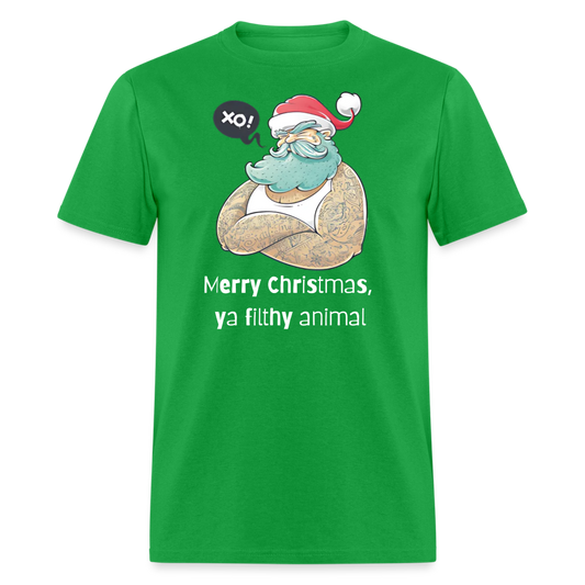 Merry Christmas Classic T-Shirt - bright green