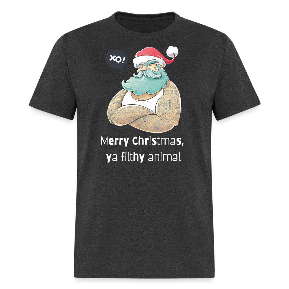 Merry Christmas Classic T-Shirt - heather black