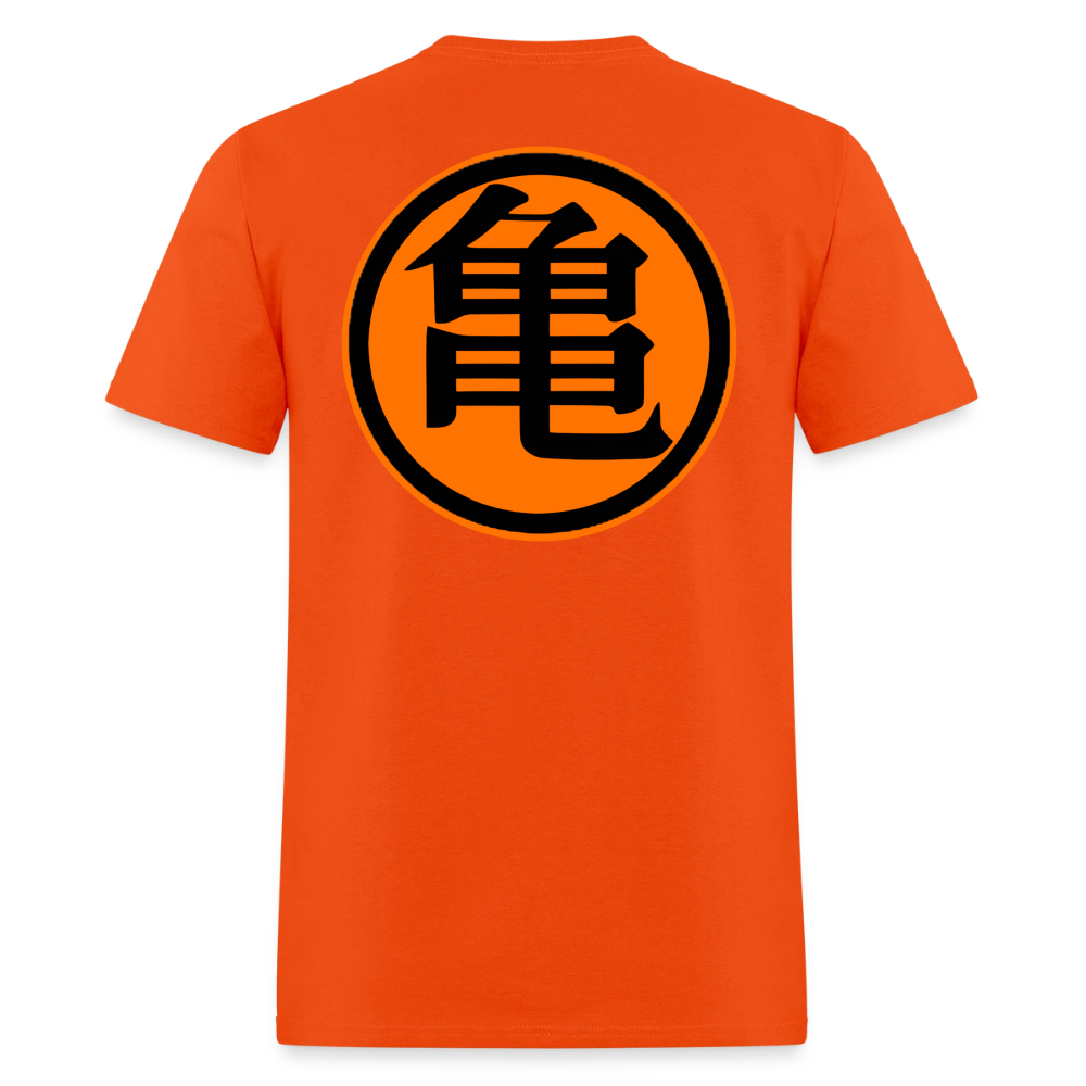 Turtle Hermit Way T-Shirt – Motivational Anime Inspired Training Quote Tee - orange