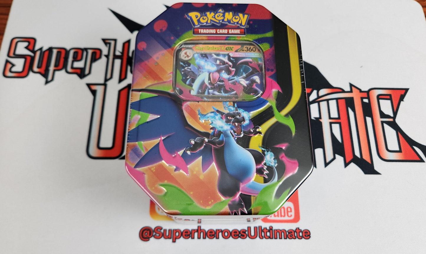 Pokémon TCG: Mega Charizard X Tin