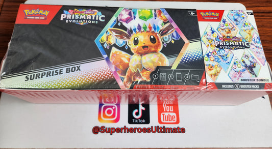 Pokémon Prismatic Evolutions Surprise Box (Sam's Club Exclusive) Booster Bundle 2 Pack