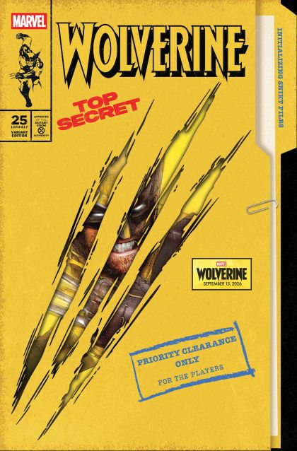 Wolverine, Vol. 8 #25D (Jock Wolverine Game Variant)