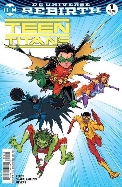Teen Titans, Vol. 6 #1B – Part One (Variant Chris Burnham Cover)