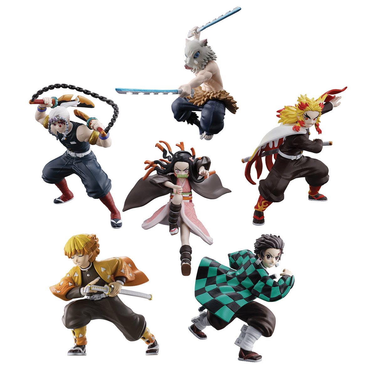 Demon Slayer Great Posing Blind-Box Mini-Figure Display Box of 24