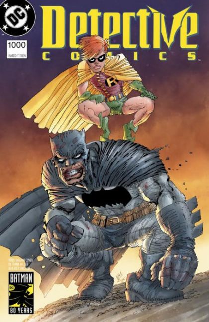 Detective Comics, Vol. 3 #1000G – Batman's Longest Case (Frank Miller 1980's Variant)