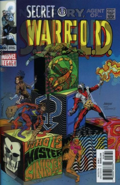 Secret Warriors, Vol. 2 #8C – Part One (Variant Dave Johnson Lenticular Homage Cover)
