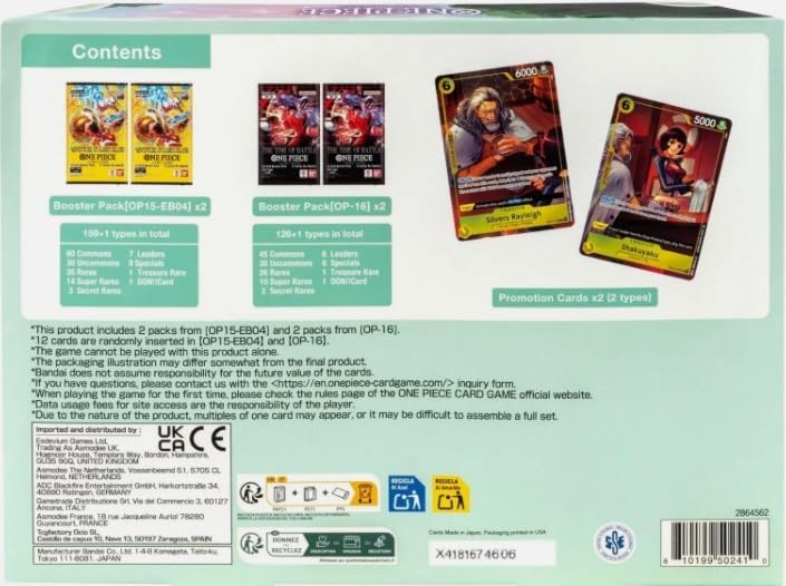 Illustration Box Volume 7: One Piece TCG by Bandai Japan Rayleigh/Shakuyaku