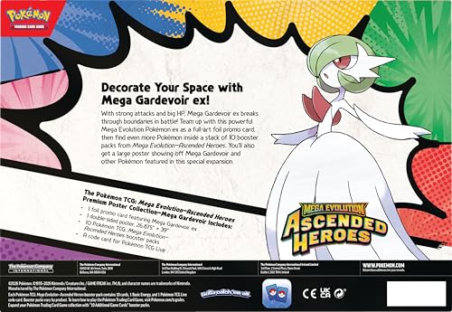 Pokemon TCG: Mega Evolution - Ascended Heroes - Premium Poster Collection - Mega Gardevoir