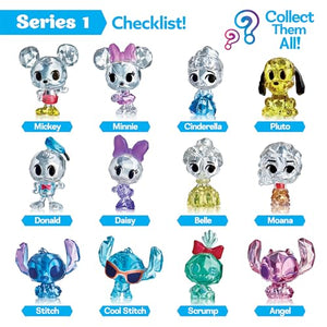 Cra-Z-Art Disney Crystal Surprise Series 1, Mini Collectible Crystal Figures with Activity Compound, Collectible Blind Bag Inspired Crystal Figures, Kids Toys for Ages 3 and Up
