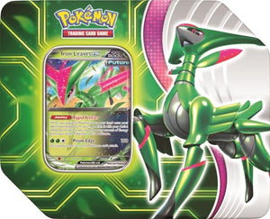 POKEMON TCG: PARADOX CLASH TIN: IRON LEAVES EX OR WALKING WAKE EX