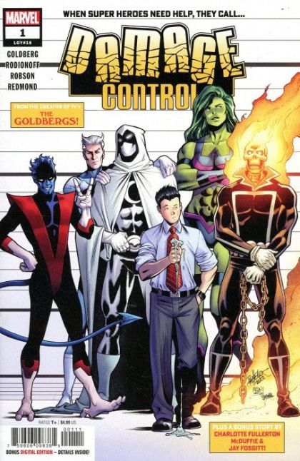 Damage Control, Vol. 4 #1A – "Into The Mailstrom" / "Zapped and the Mother of Dimension" (Carlos Pacheco Regular)