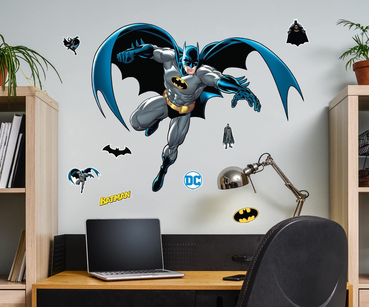Batman Movable Vinyl DIY Wall Art Stickers Set - Walls, Windows, Doors