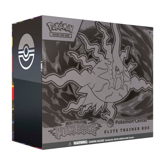 Pokemon TCG: Mega Evolution Pitch Black Pokemon Center Elite Trainer Box | PB PKC ETB | Exclusive Zarude Promo | 11 Booster Packs
