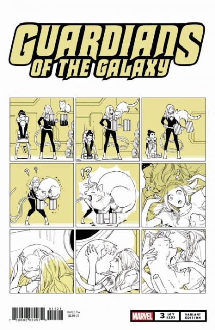 Guardians of the Galaxy, Vol. 5 #3B – Part Three (Nao Fuji Cat Variant)