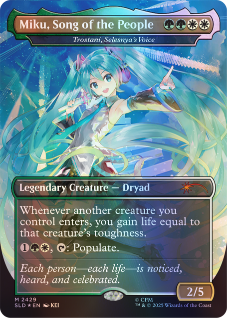 Secret Lair Commander Deck: Hatsune Miku - Secret Lair Drop Series