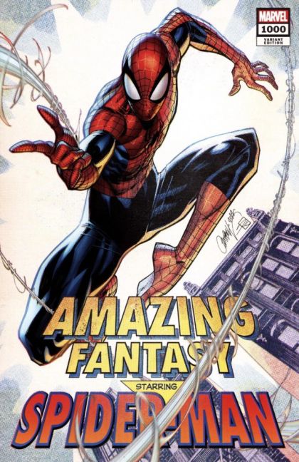 Amazing Fantasy 1000 #1000B – Just Some Guy / Sinister 60th / Spider-Man vs. Conspiriton /  The Kid's Got a Good Eye / In the Flesh / Slaves of the Witch-Queen / You Get It / With Great Power... / Along Came a Rhino... (J. Scott Campbell Variant)