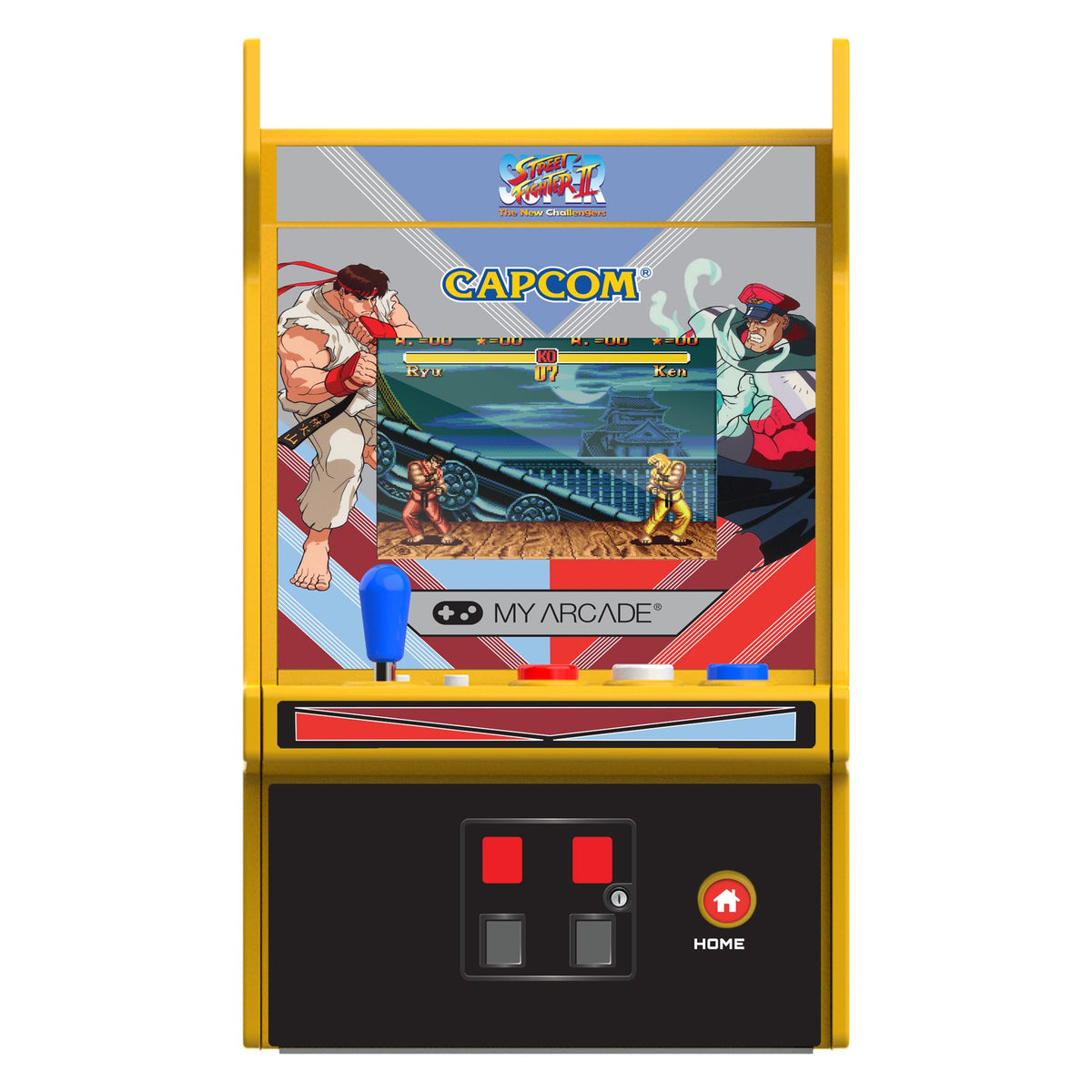 My Arcade Super Street Fighter II Micro Player Pro: Capcom Games, Classic Arcades, 2 Games in 1