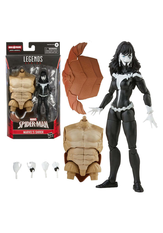 Marvel Legends Series Marvel's Shriek 6-inch Collectible Action Figure Toy and 4 Accessories and 2 Build-A-Figure Part(s)