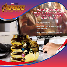 Marvel Avengers Thanos Infinity Gauntlet Ceramic Coffee Mug| 20 Oz