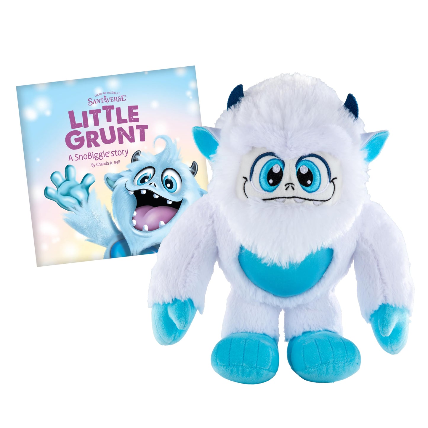 The Elf on the Shelf SnoBiggie Little Grunt Yeti - Huggable 12-Inch Plush Toy with Storybook – from The Creators of The Elf on the Shelf.