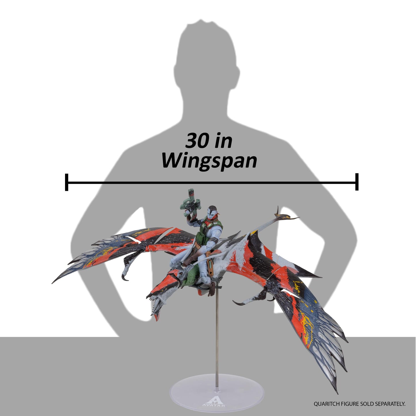 McFarlane Toys- Avatar: Fire and Ash Quaritch's Banshee