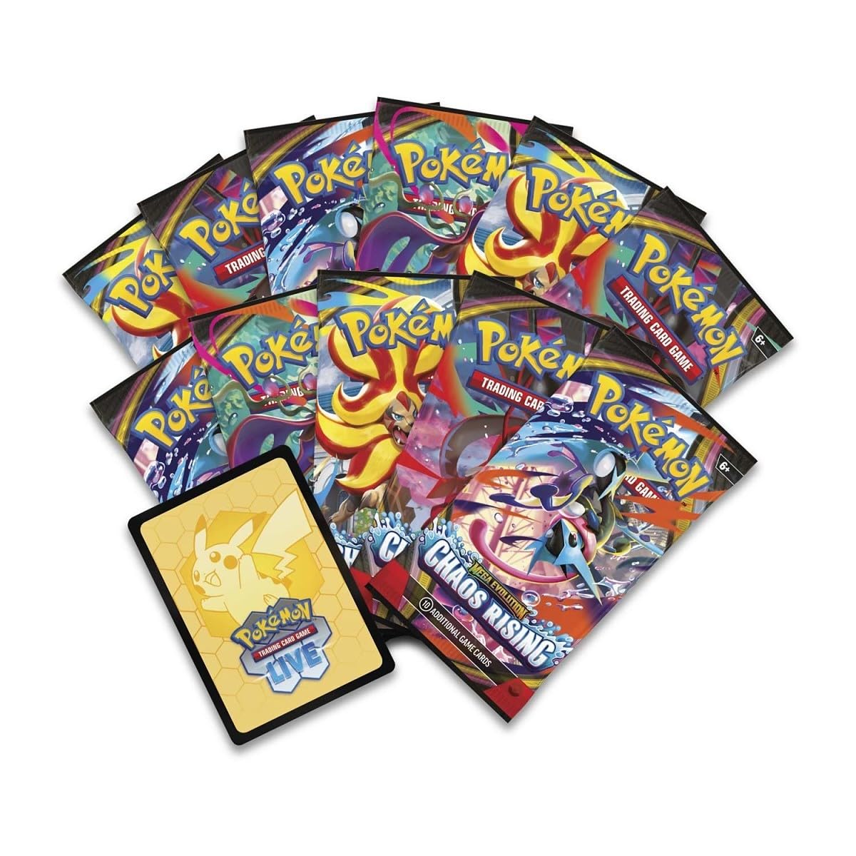 Pokemon TCG: Mega Evolution Chaos Rising Pokemon Center Elite Trainer Box 11 Booster Packs