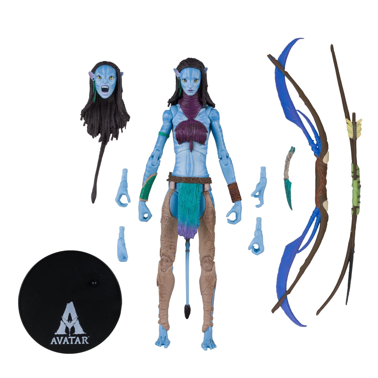 McFarlane Toys- Avatar: Fire and Ash Neytiri (Omatikaya Warrior) 7in Action Figure McFarlane Collector Edition