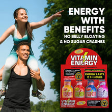 Vitamin Energy Variety Energy Drink Shots, Mood+, Focus+, Extra Strength, b12+, Up to 7+ Hours of Energy, 1.93 Fl Oz, 12 Pack