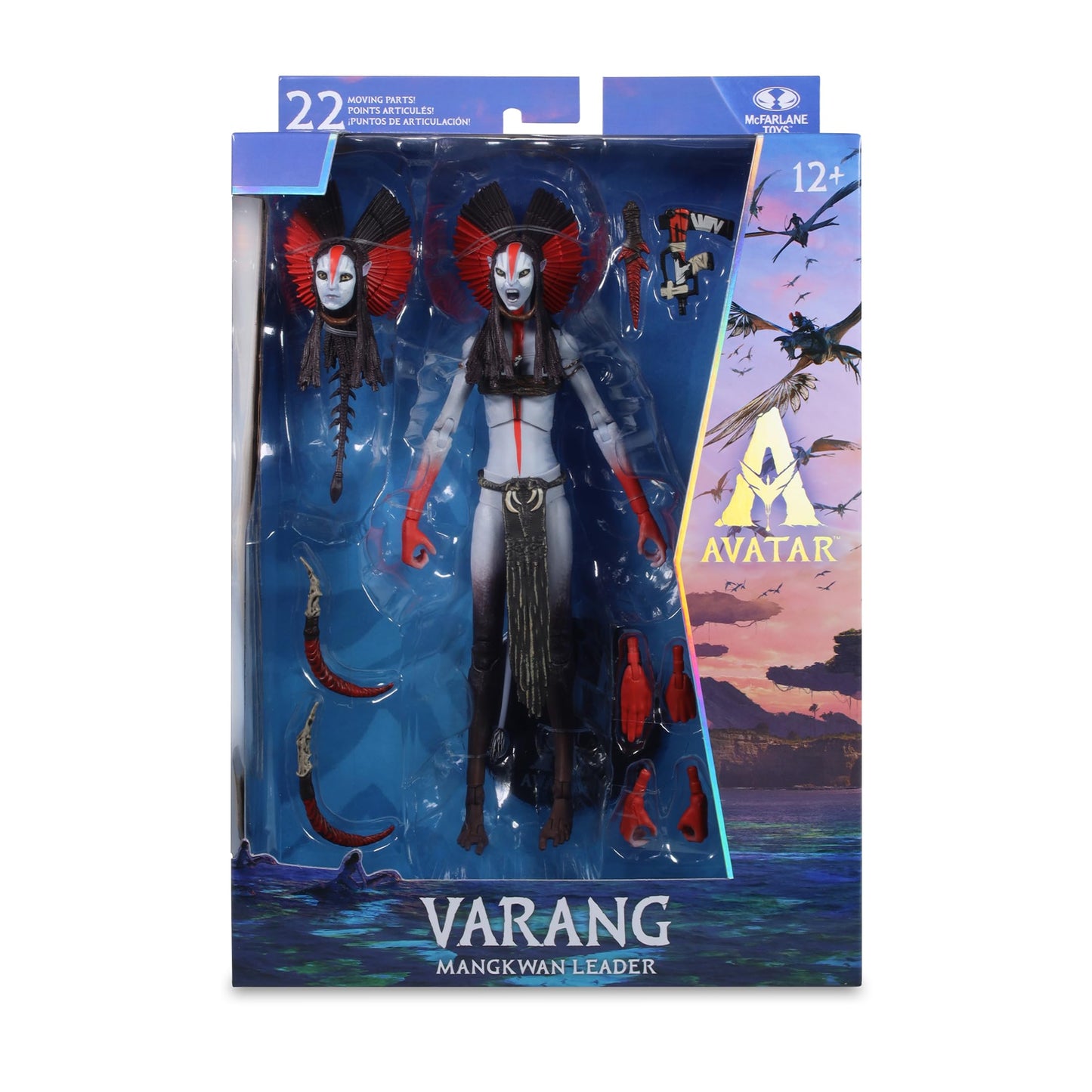 McFarlane Toys- Avatar: Fire and Ash Varang (Mangkwan Leader) 7in Action Figure McFarlane Collector Edition