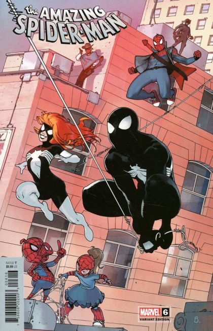 The Amazing Spider-Man, Vol. 6 #6J – Go Away, Peter Parker!; Better Late Than Never; Spidey Meets Jimmy; Save the Date (Bengal Connecting Variant)