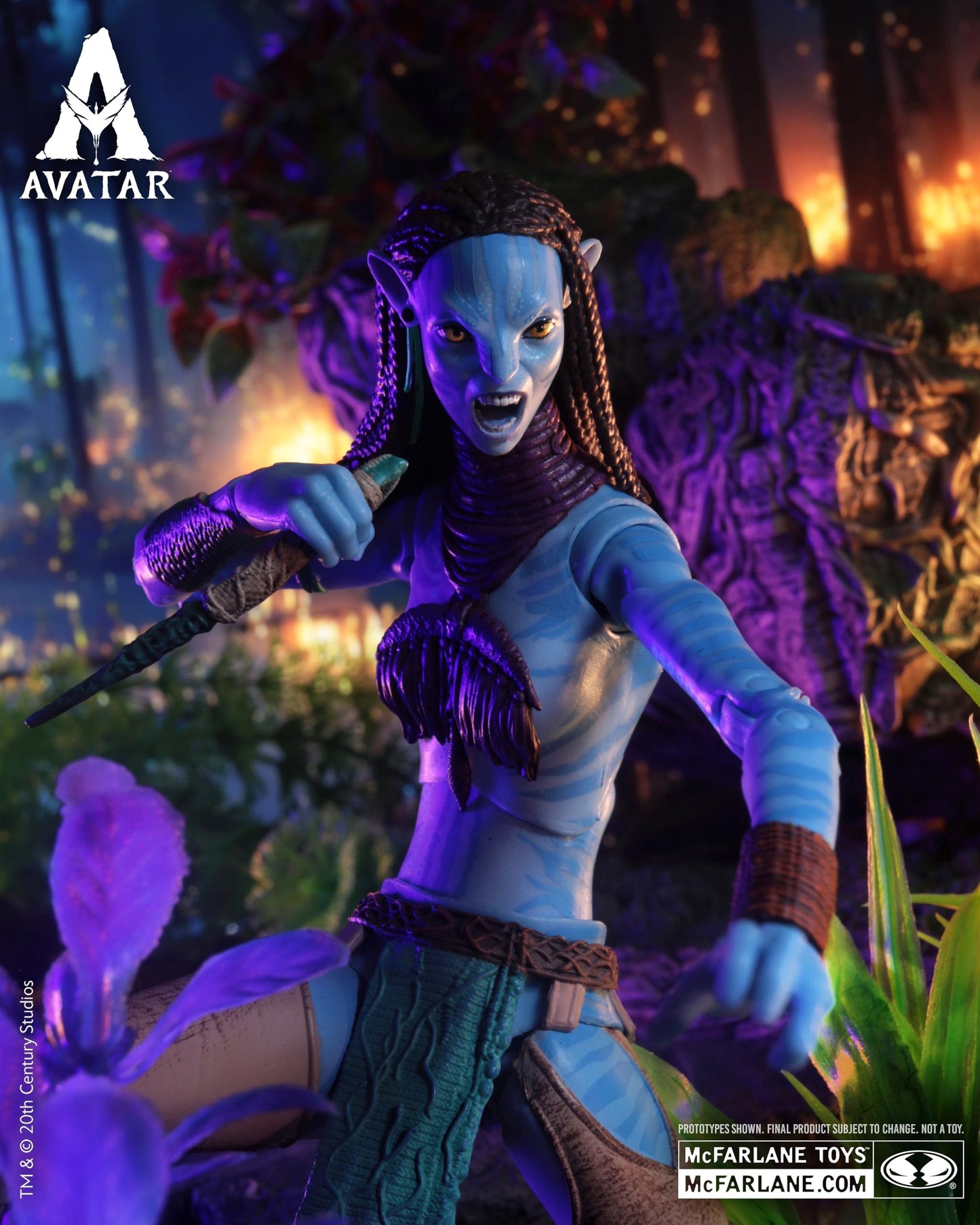 McFarlane Toys- Avatar: Fire and Ash Neytiri (Omatikaya Warrior) 7in Action Figure McFarlane Collector Edition