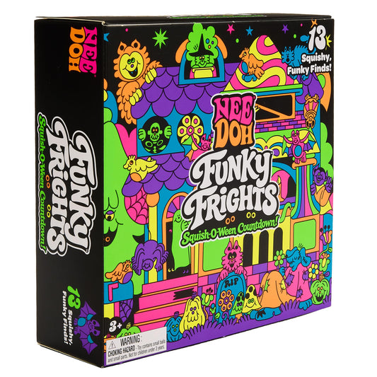 Schylling NeeDoh Funky Frights Squish-O-Ween Countdown (Pack of 1)